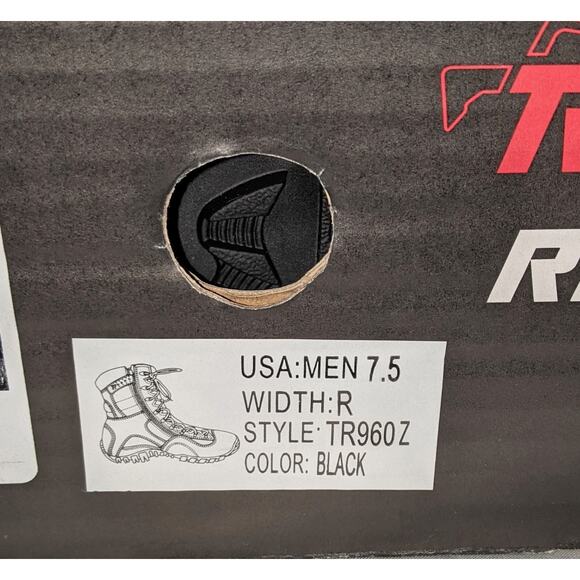 Men's Belleville 8" Khyber TR960Z Hot Weather Side-Zip Tactical Boots Size 7.5R - Picture 12 of 14